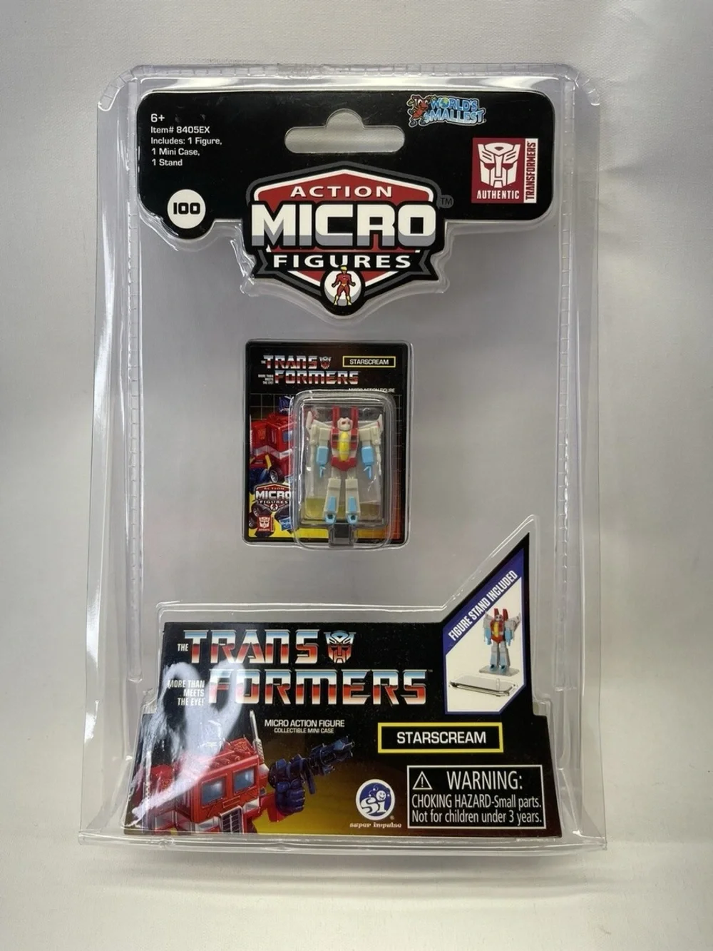 World’s Smallest Transformers Starscream Micro Action Figure New Sealed